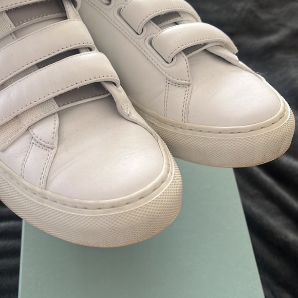 Koio “Capri” stone color, three velcro strap sneakers. - Picture 2 of 14